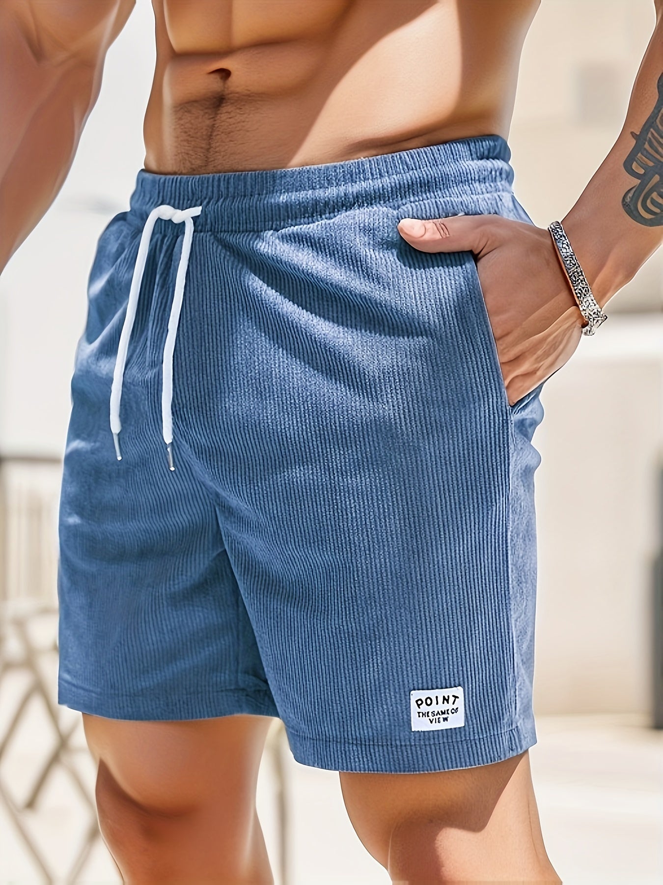 Max™ - Stijlvolle gestreepte zomershorts