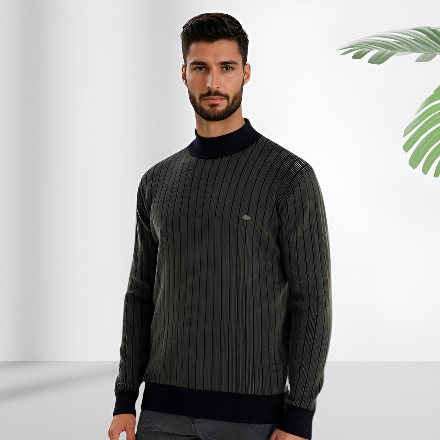 Colter™ | Hoogwaardige slim-fit gestreepte trui