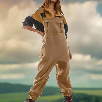 Femie™ | Verstelbare Corduroy Fleece Jumpsuit