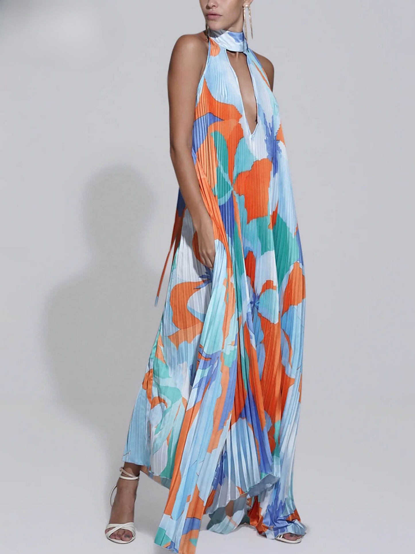 LYNN & CO | JANELLA™ - Halter Maxi Jurk