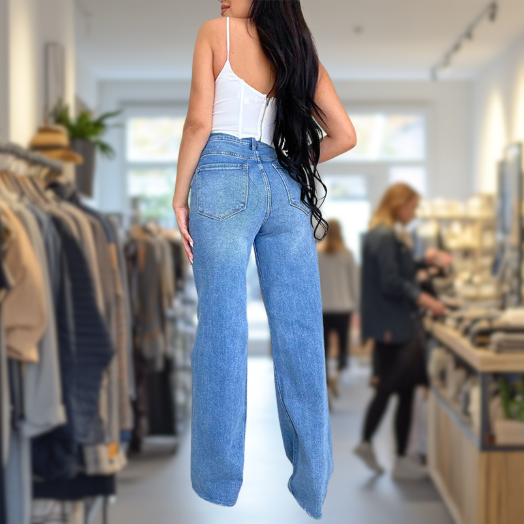 Fiona™ | Trendy Enkeljeans