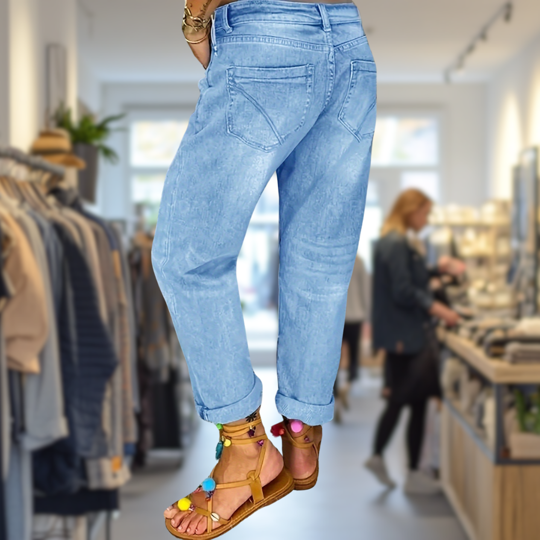 Bella™ | Casual Gescheurde Jeans