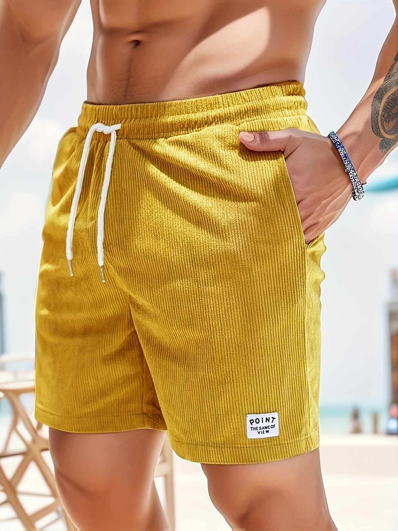 Max™ - Stijlvolle gestreepte zomershorts