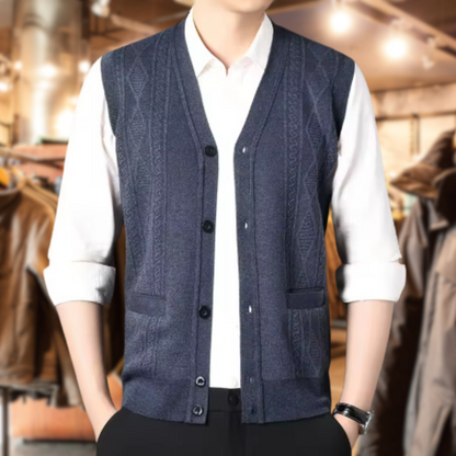 Carter™ | Stijlvol knoopgebreid vest