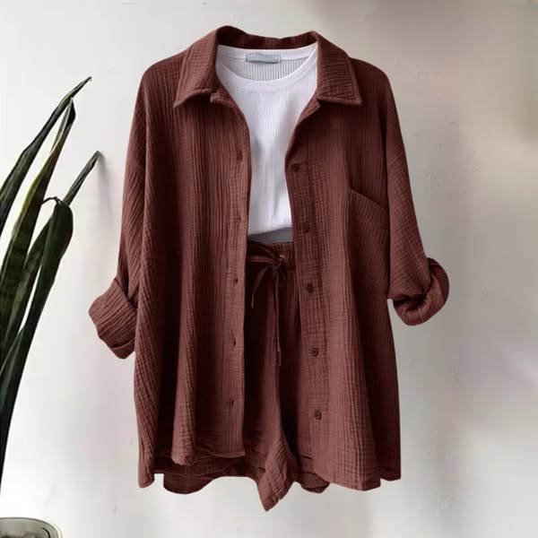 Virella™ | 2-Piece Blouse & Shorts Set