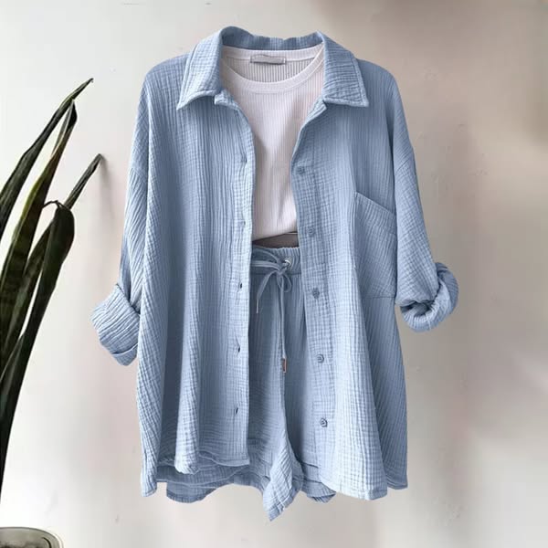 Virella™ | 2-Piece Blouse & Shorts Set