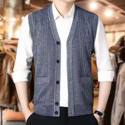 Carter™ | Stijlvol knoopgebreid vest