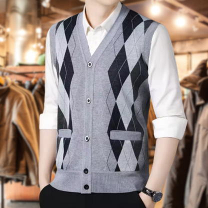 Carter™ | Stijlvol knoopgebreid vest