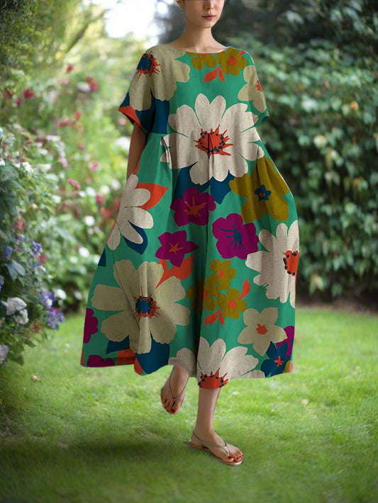 Maelisande™ | Chic Floral Pattern Dress