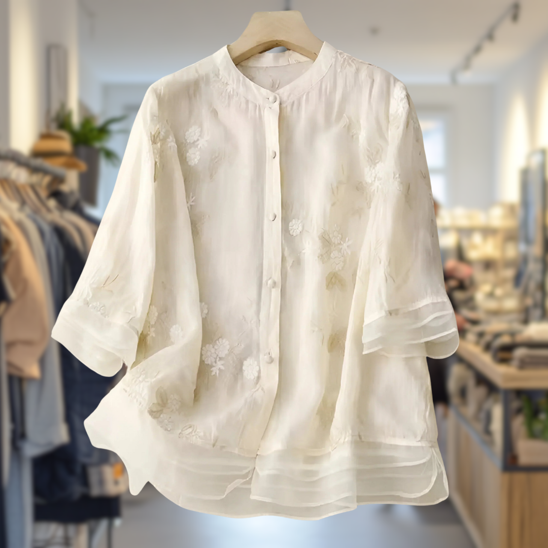 Natalie™ | Luchtige Katoenen Blouse