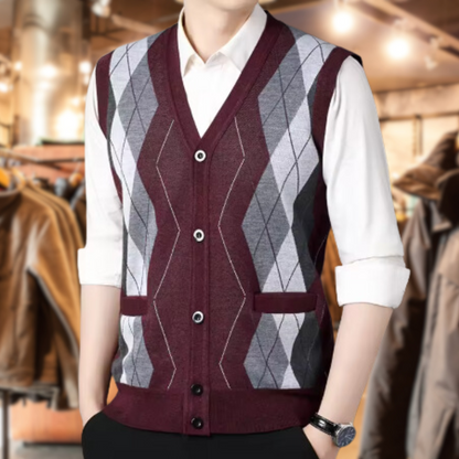 Carter™ | Stijlvol knoopgebreid vest