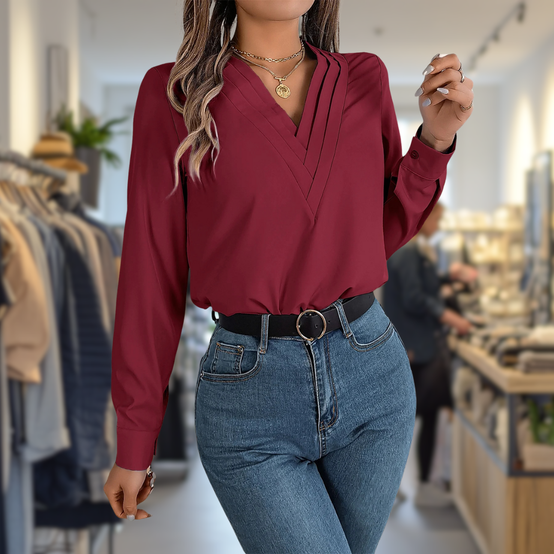 Rachel™ | Elegante Kantoorblouse