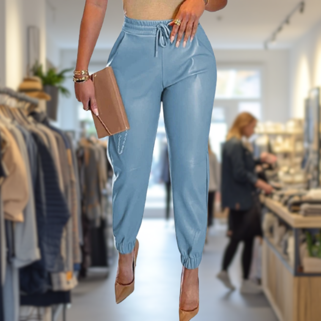 Donna™ | Stijlvolle Effen Kleur Broek