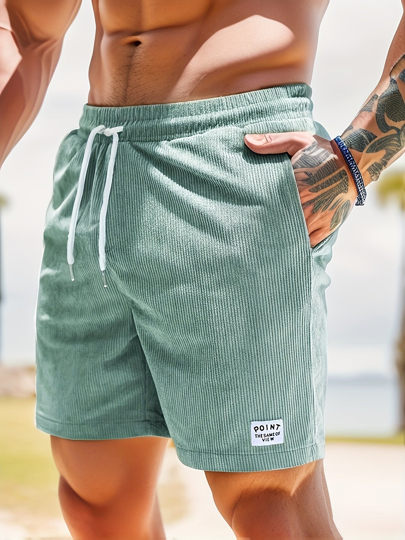 Max™ - Stijlvolle gestreepte zomershorts