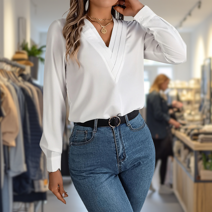 Rachel™ | Elegante Kantoorblouse