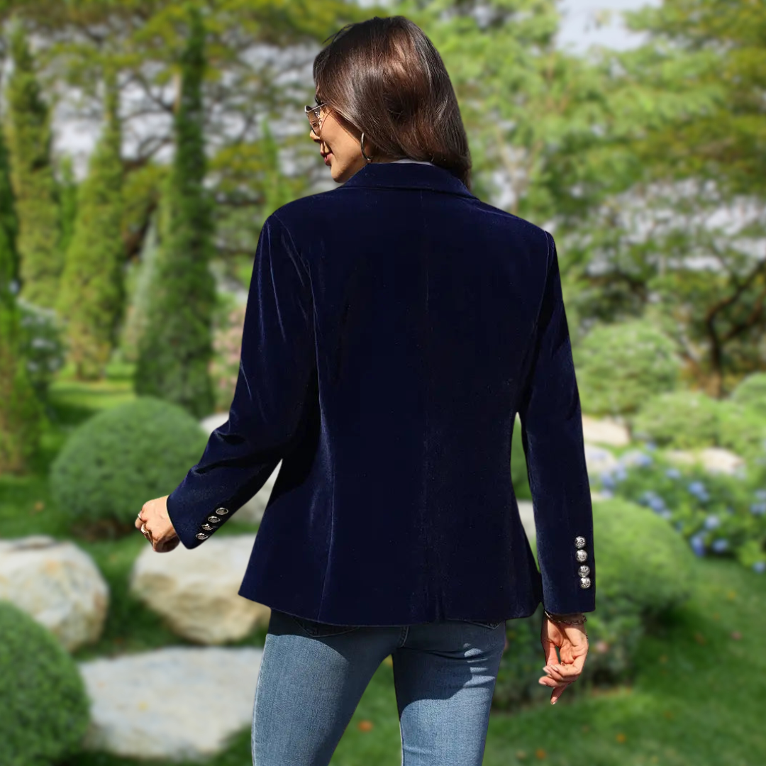 Alessandra™ | Klassieke Blazer met Eén Knoop