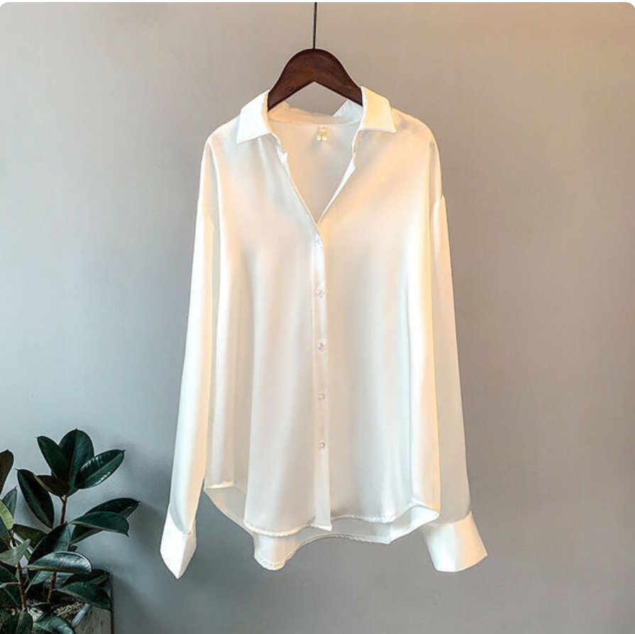 Haizea™ | Elegante Satijnen Blouse