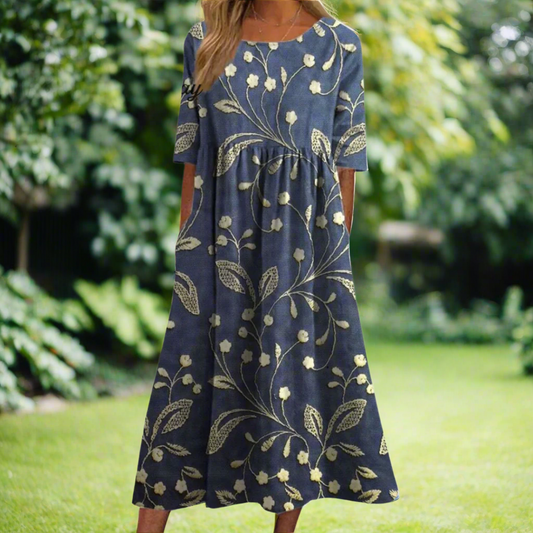 Grace™ | Timeless Floral Pocket Dress