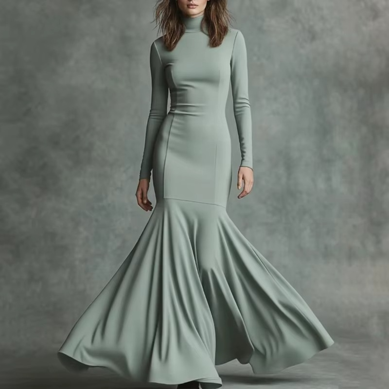 Lorvessa™ | Contour Fit Fishtail Dress