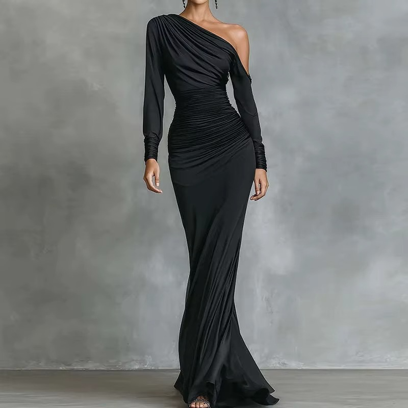 Cyravelle™ | Skew Neck Statement Maxi