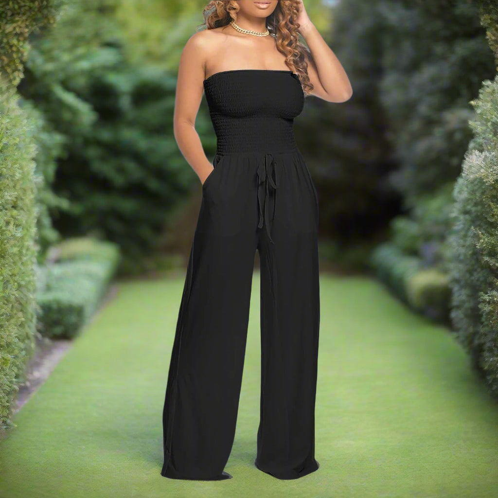 Della™ | Chic Off-Shoulder Jumpsuit