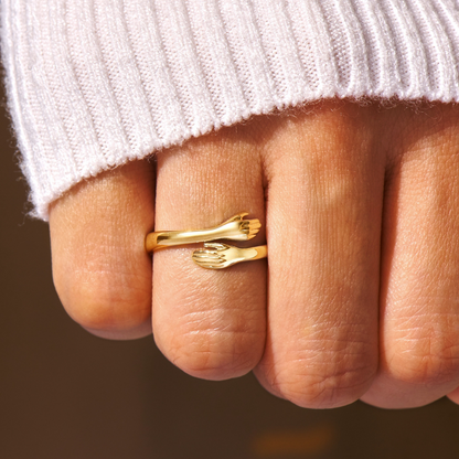 LYNN & CO | Gouden Knuffel Ring - Simpel & Authentiek